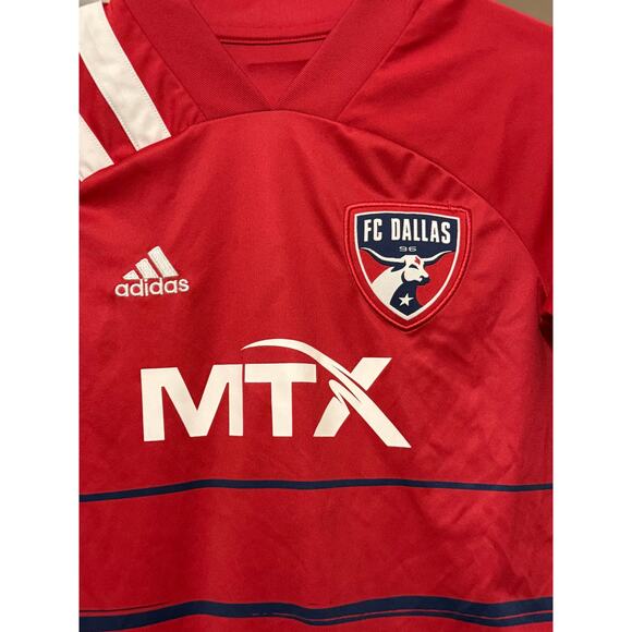 FC Dallas Youth Home Jersey #4 – Adidas AEROREADY – Size 11-12Y / 152 - Picture 2 of 7